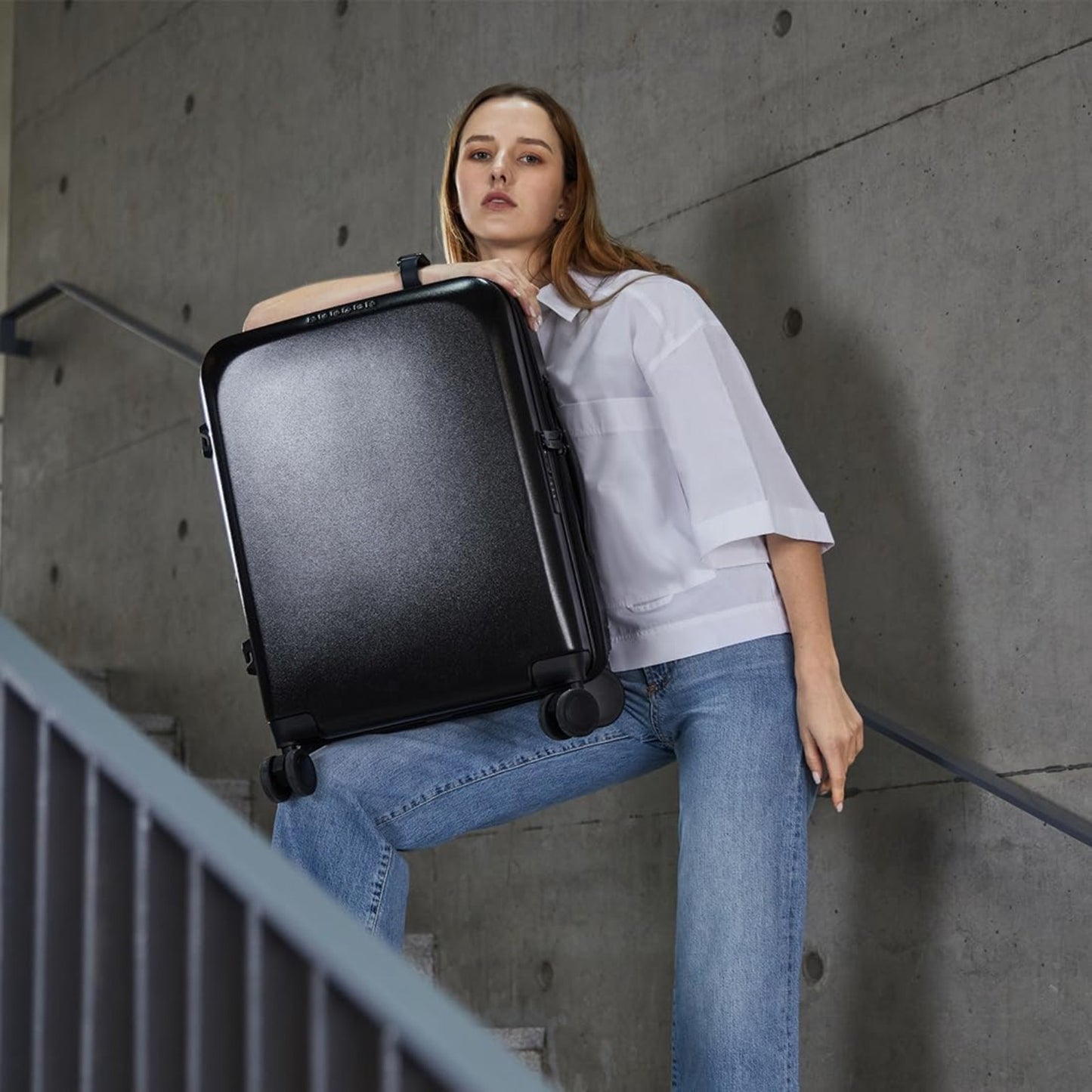AMAGENIX Expandable Hardshell Luggage Set Spinner Wheels