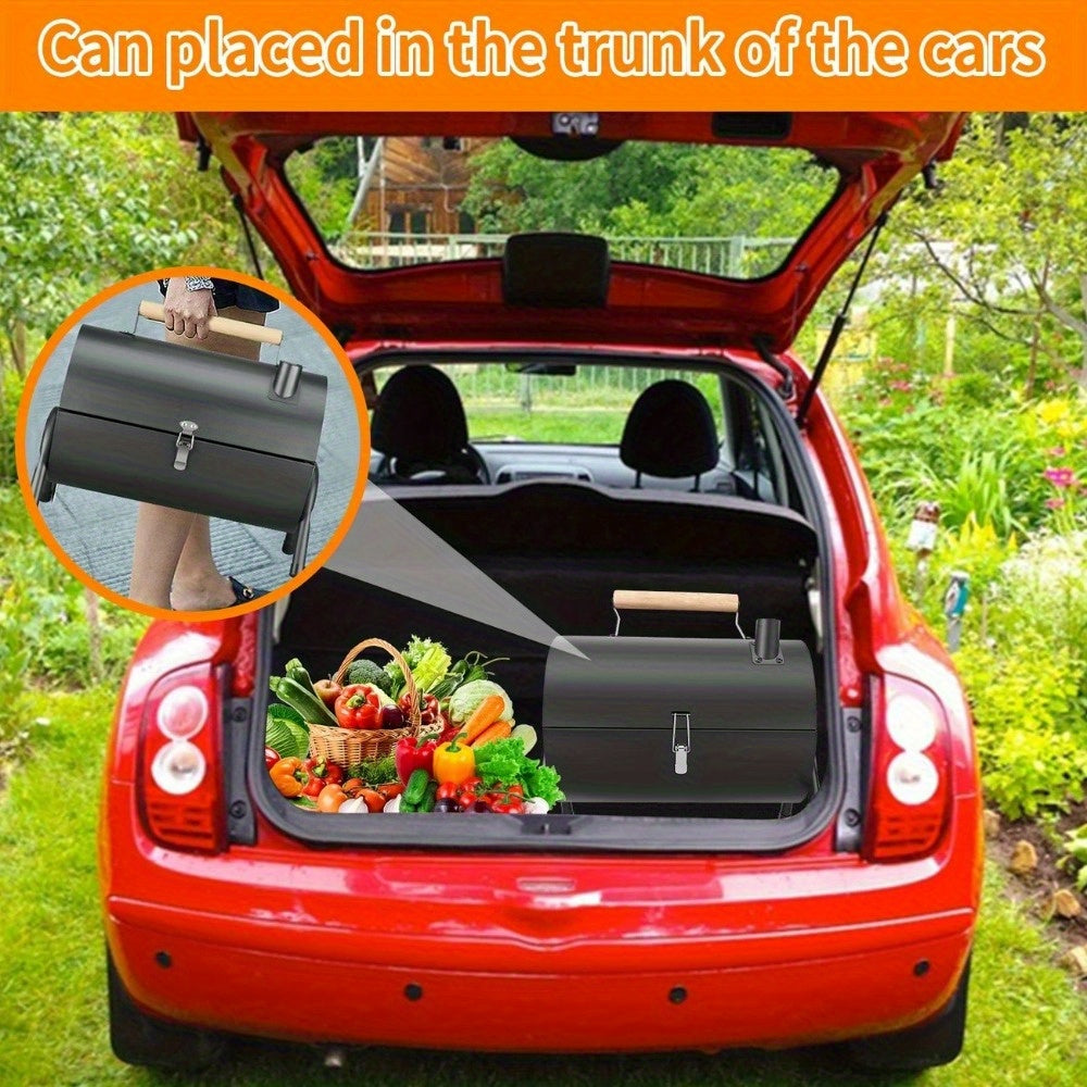 Roa Portable Folding Charcoal Grill With Smokeless Grills