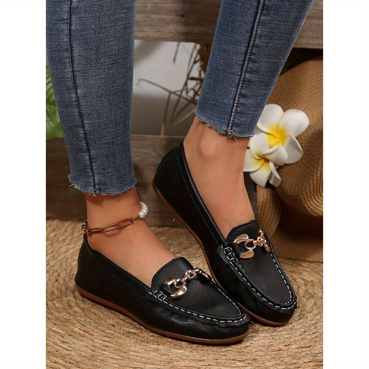 All Nations Emporium Penny Loafers Women Slip On Shoes