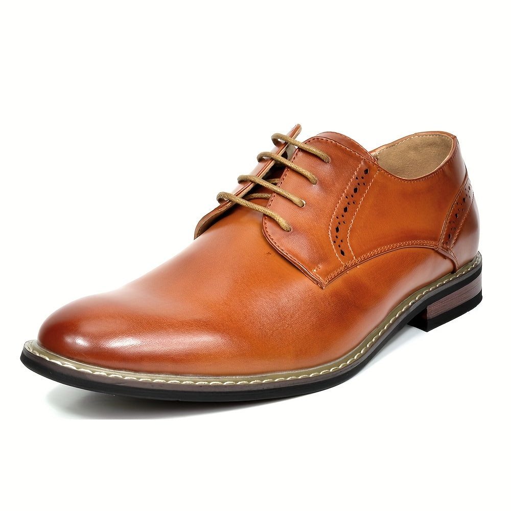 Bruno Marc Mens Lined Dress Oxfords Lace Up Shoes PU