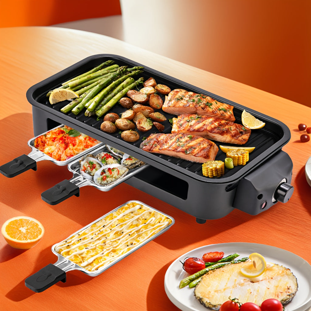 Susteas 1500W Smokeless Indoor Outdoor Electric Grill