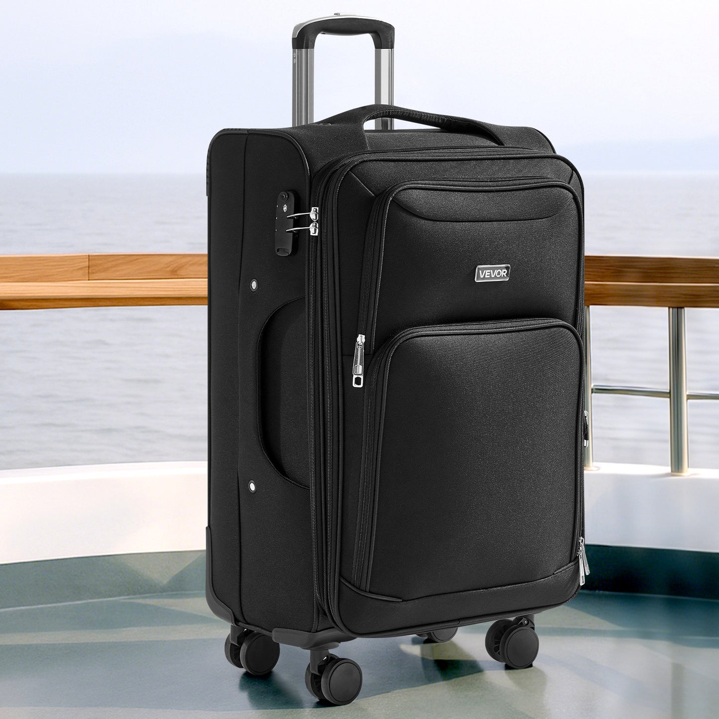 VEVOR Expandable Luggage With Spinner Wheels Carry On