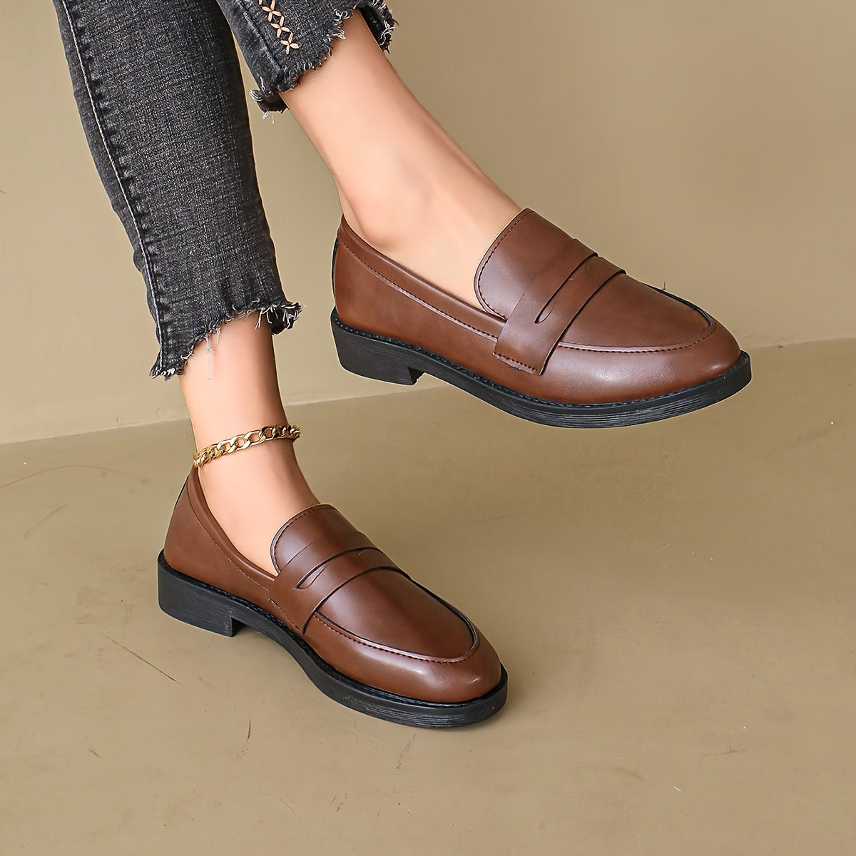 All Nations Emporium Elegant Penny Loafers For Women