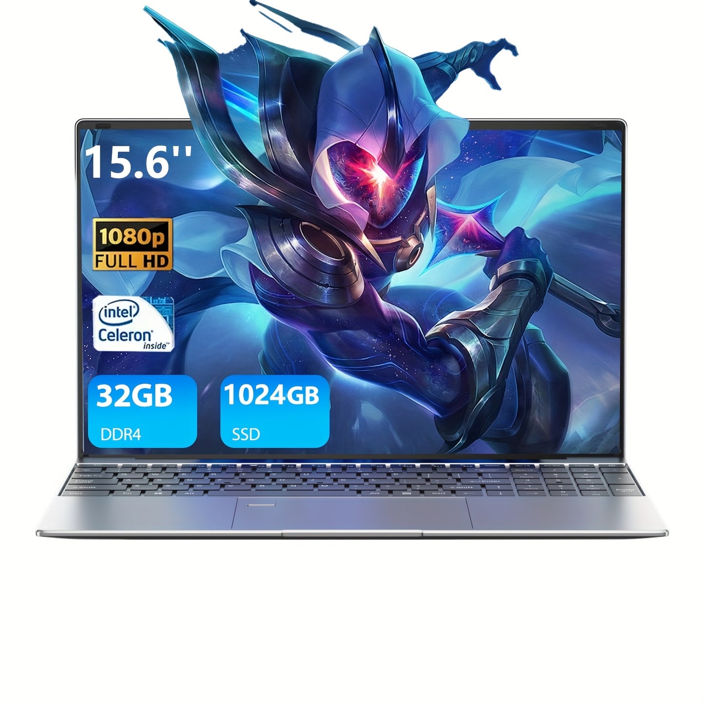 All Nations Emporium Gaming Laptop Intel Celeron N5095 32GB