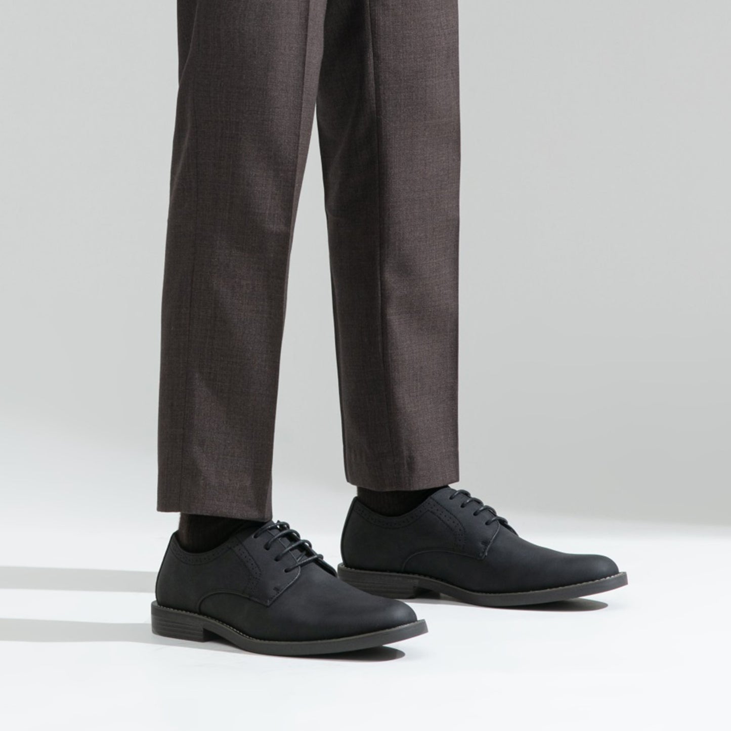 JOUSEN Men Casual Formal Dress Shoes Retro Style All Season