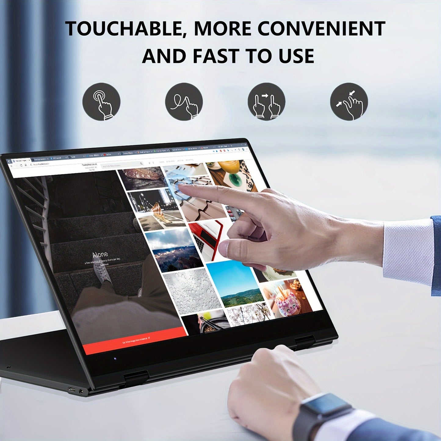FUNYET Touchscreen 2 In 1 Laptop Intel Core I7 WiFi 6