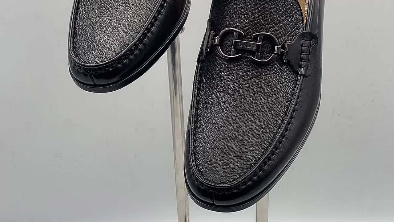 Leather Penny Loafer For Men Slip On Formal Business Shoes
