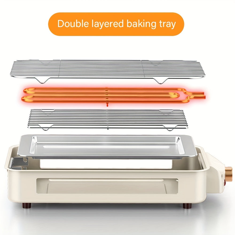All Nations Emporium Indoor Electric Grill 2 In 1 Home Use