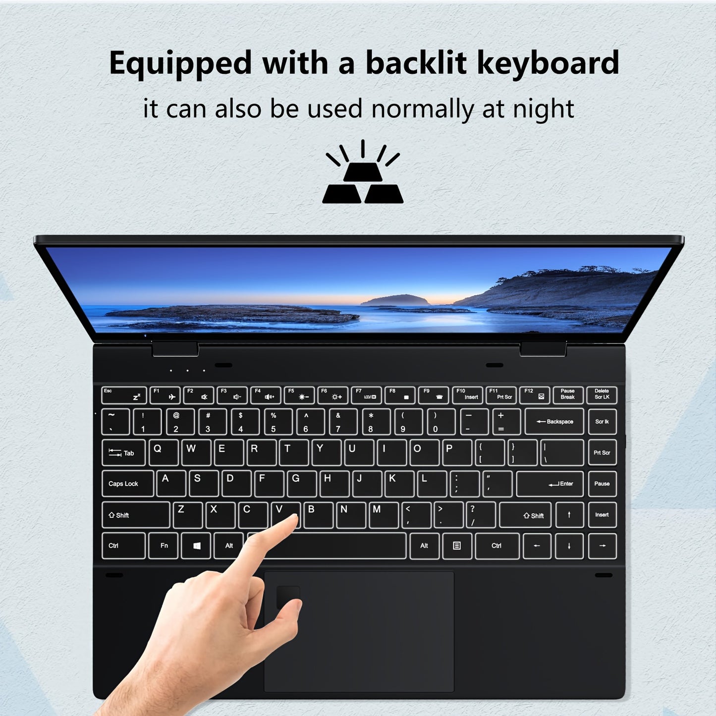 FUNYET Touchscreen 2 In 1 Laptop Intel Core I7 WiFi 6