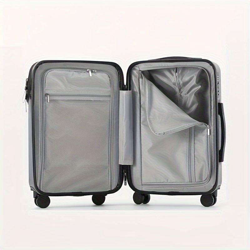 1pc 20 Inch Luggage, Travel Function Boarding Case, Luggage with Password Lock And Wheels, Suitable for Daily Use As A Neutral Bag Big Capacity Suitcase