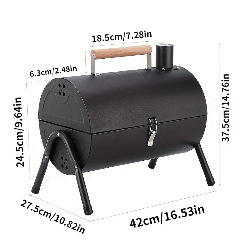 Roa Portable Folding Charcoal Grill With Smokeless Grills
