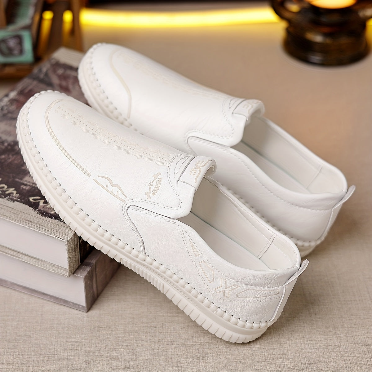 Men's Loafers For All Seasons With Non Slip Soles Stitching