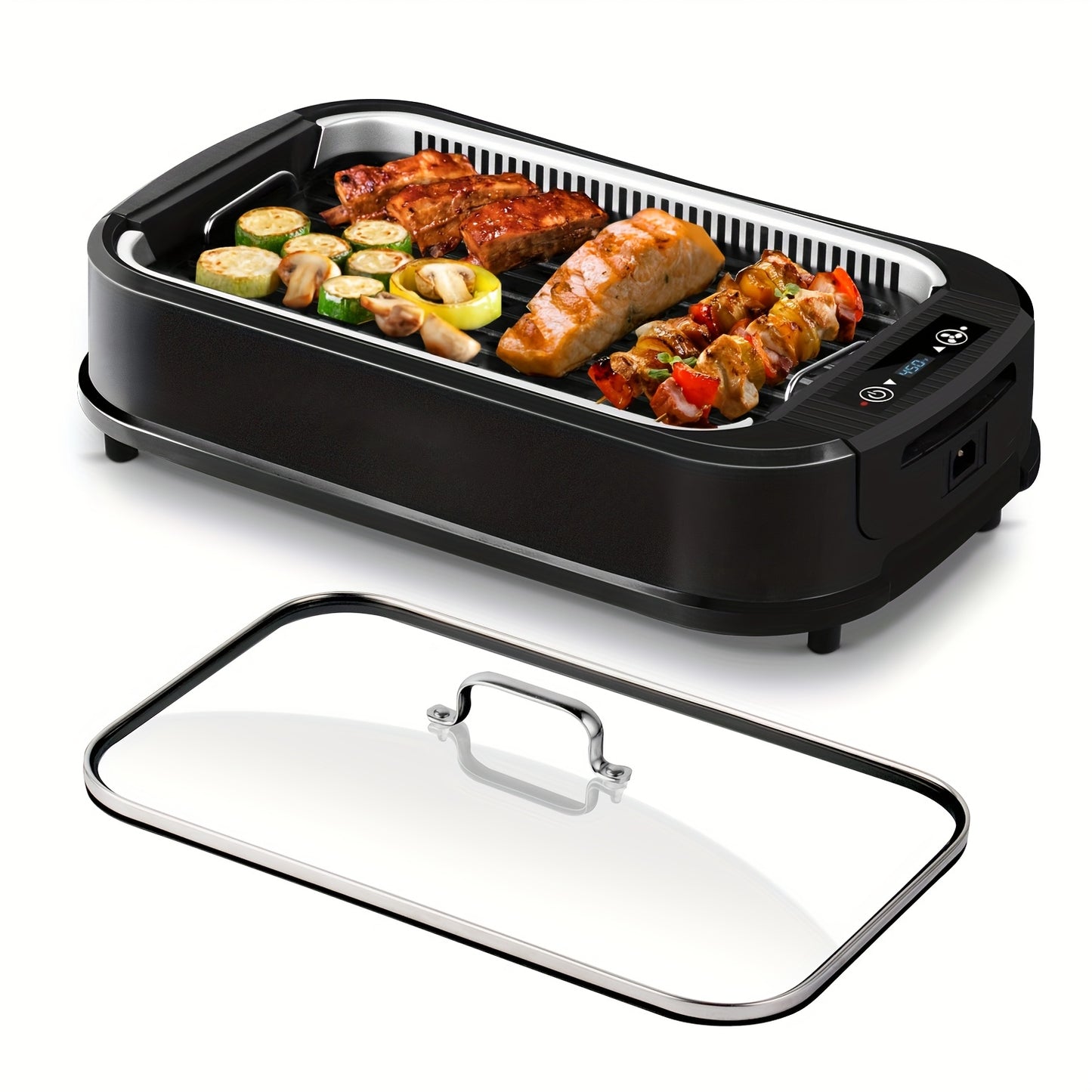 Commercial Electric Rotisserie Grill 1500W Turbo Extractor
