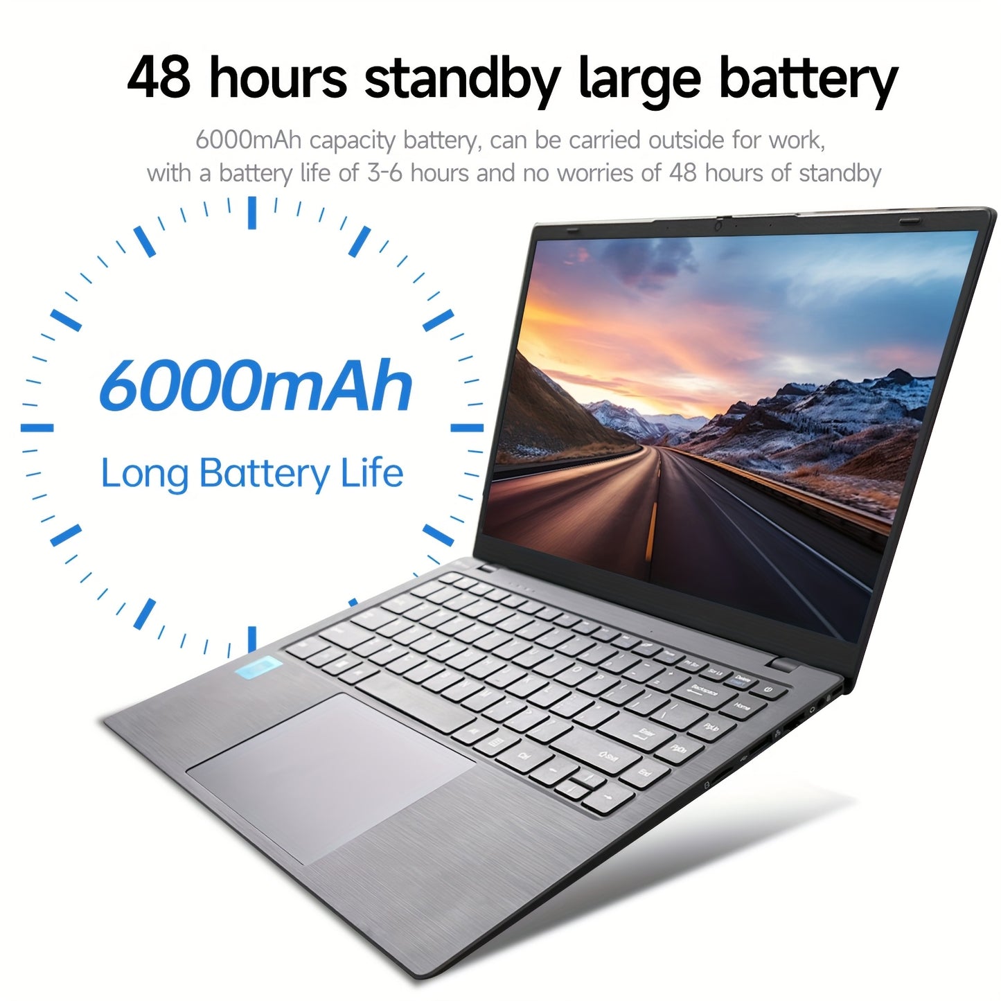 All Nations Emporium Intel N4000 Laptop 8GB 256GB Battery