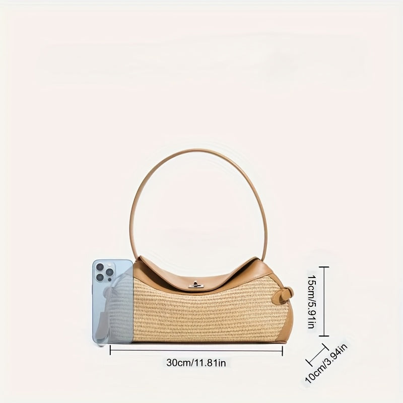 Genuine Leather Beach Bag by Unspecified Brand for Women