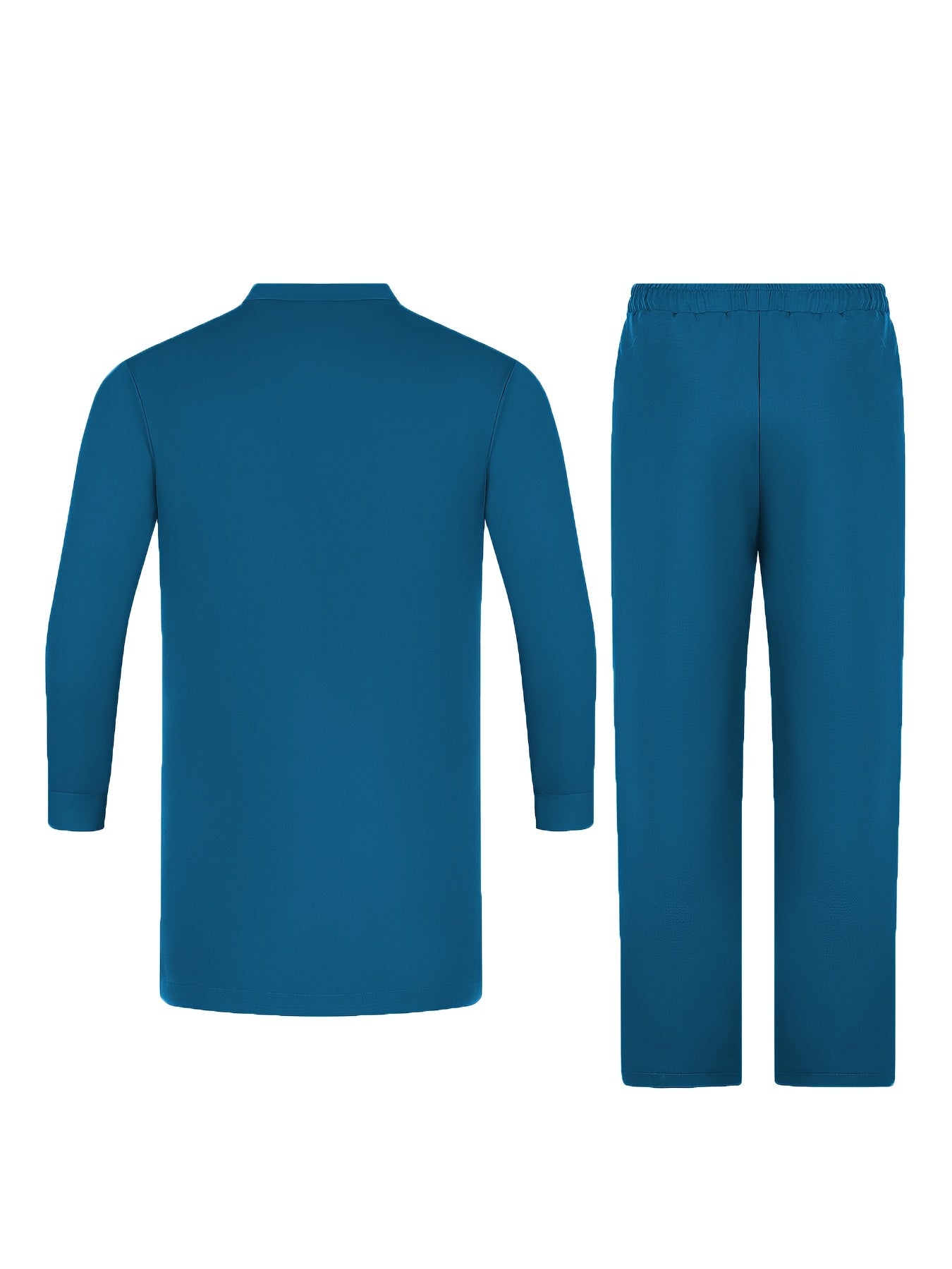 African Mens Midi Top And Loose Pants Suit Set Collection