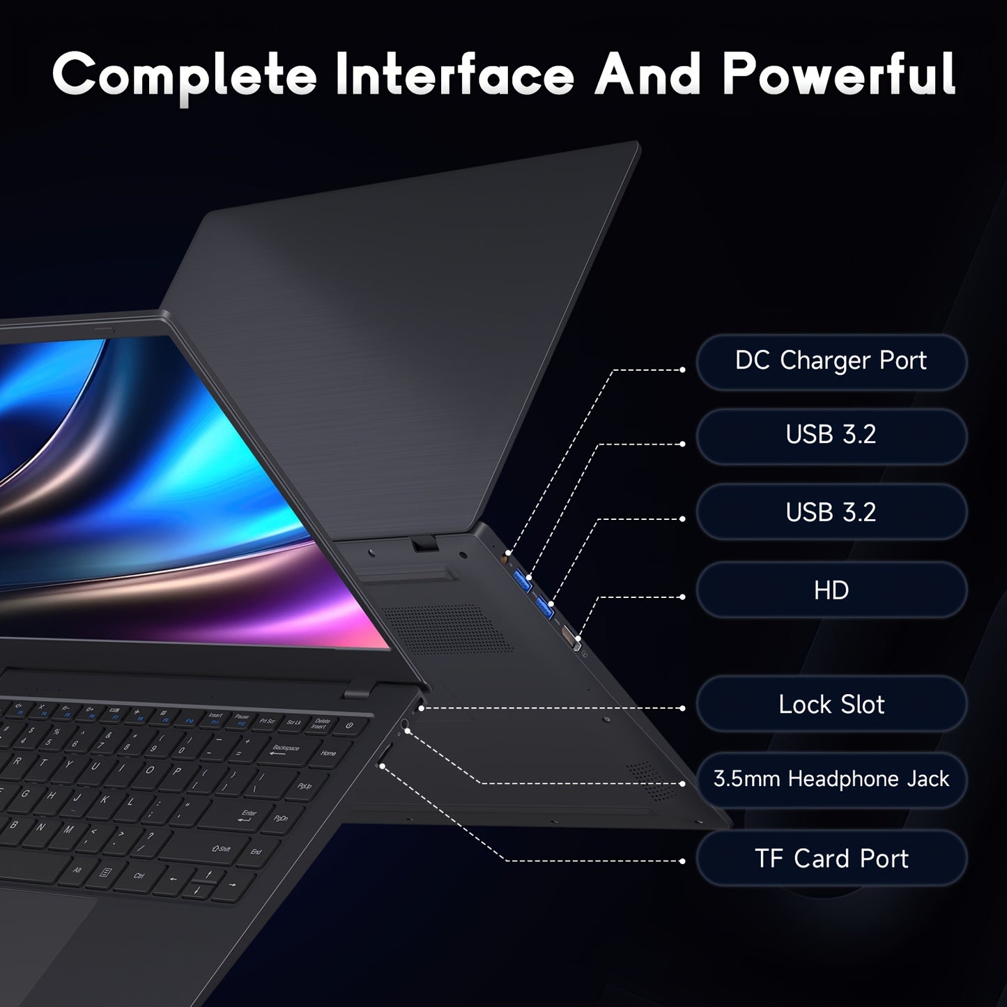 Founder Ultra Thin Gaming Laptop With Celeron N4000 CPU