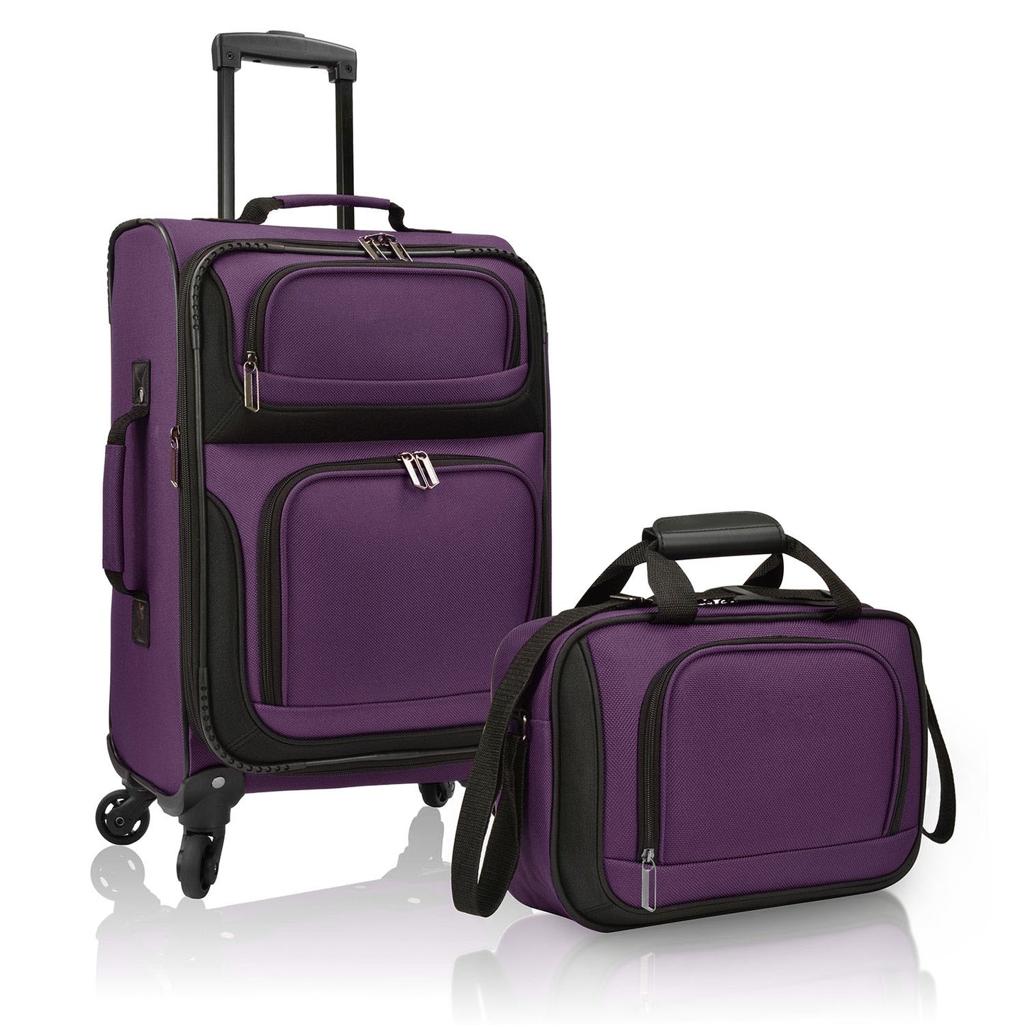 US Traveler Rio II TwoPiece CarryOn LuggageCase Set