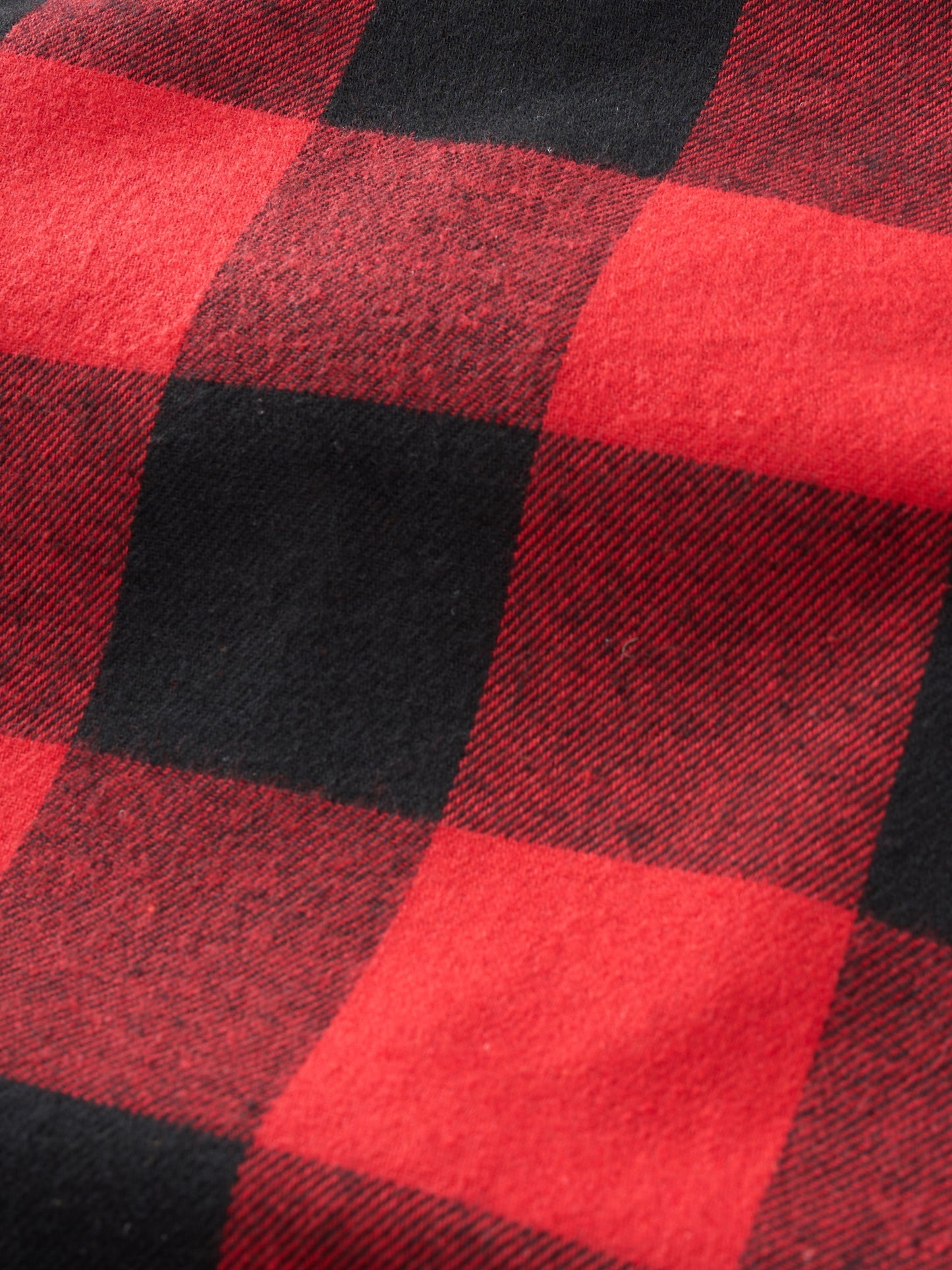 Men's Cotton Plaid Shirt Jacket With Fleece Lined Hood