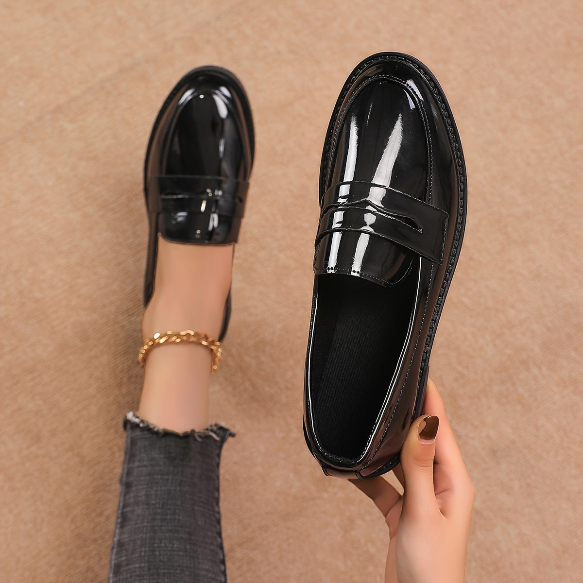 All Nations Emporium Elegant Penny Loafers For Women