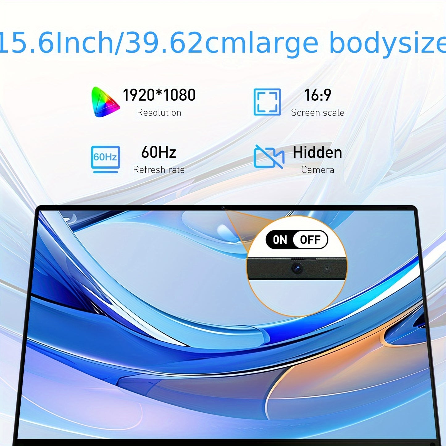 Suxicpu 2in1 Laptop 16GB RAM 128GB SSD Backlit Keyboard