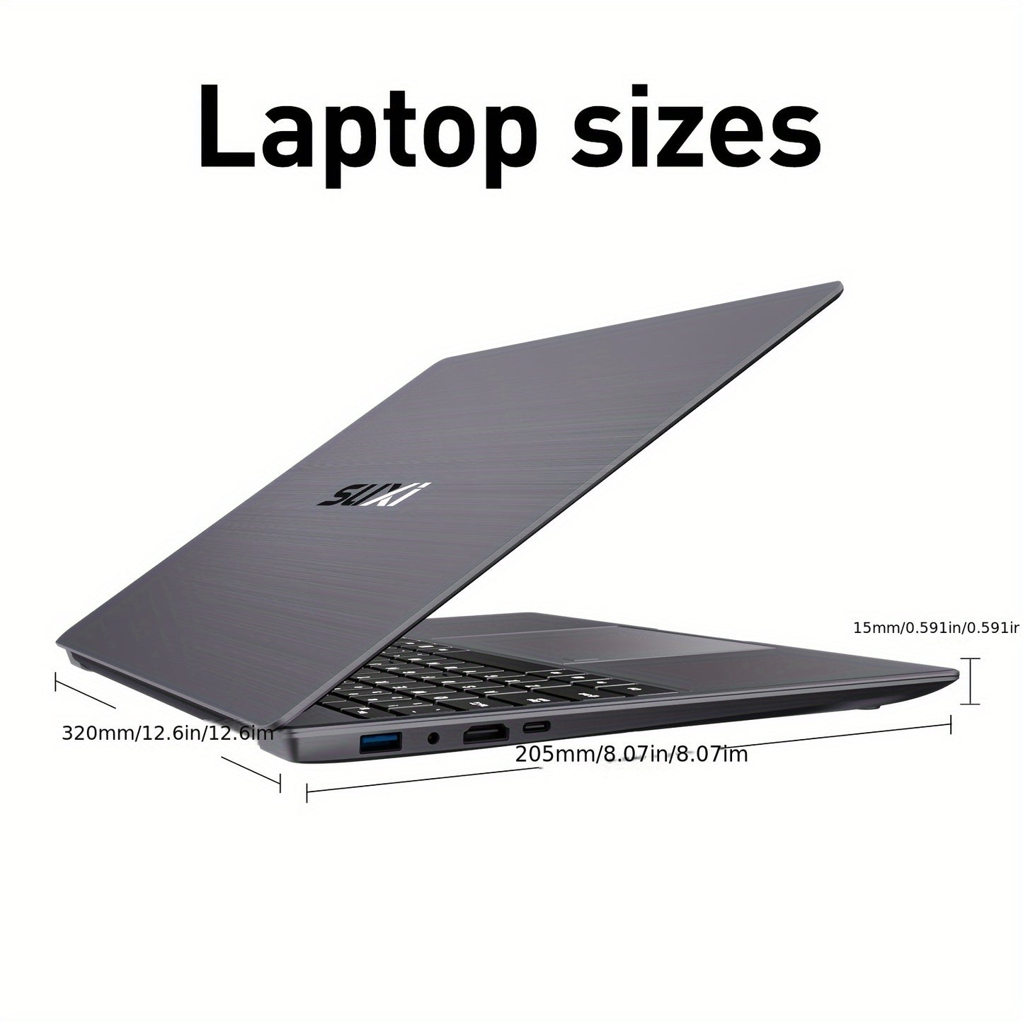 Suxicpu 2in1 Laptop 16GB RAM 128GB SSD Backlit Keyboard