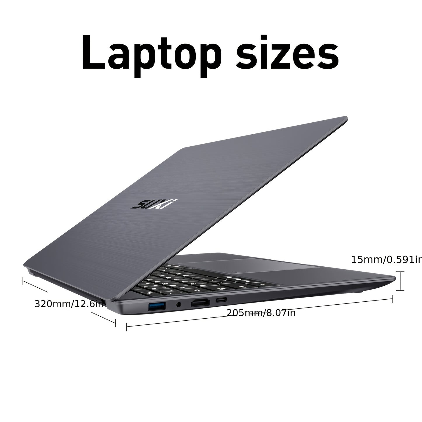 Suxi Laptop Intel N5095 Quad Core 16GB DDR4 256GB Storage