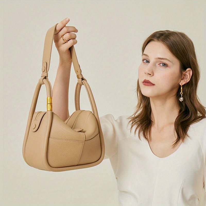 Chic Genuine Leather Handbag by Brand, Versatile Daily Use Bag