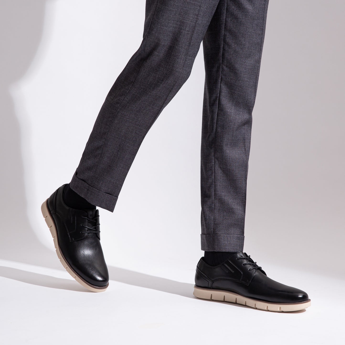 JOUSEN Mens Lightweight Non Slip Casual Dress Shoes