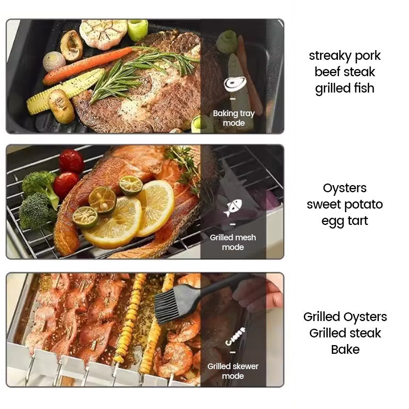 All Nations Emporium Smokeless Electric Grill Temp Control