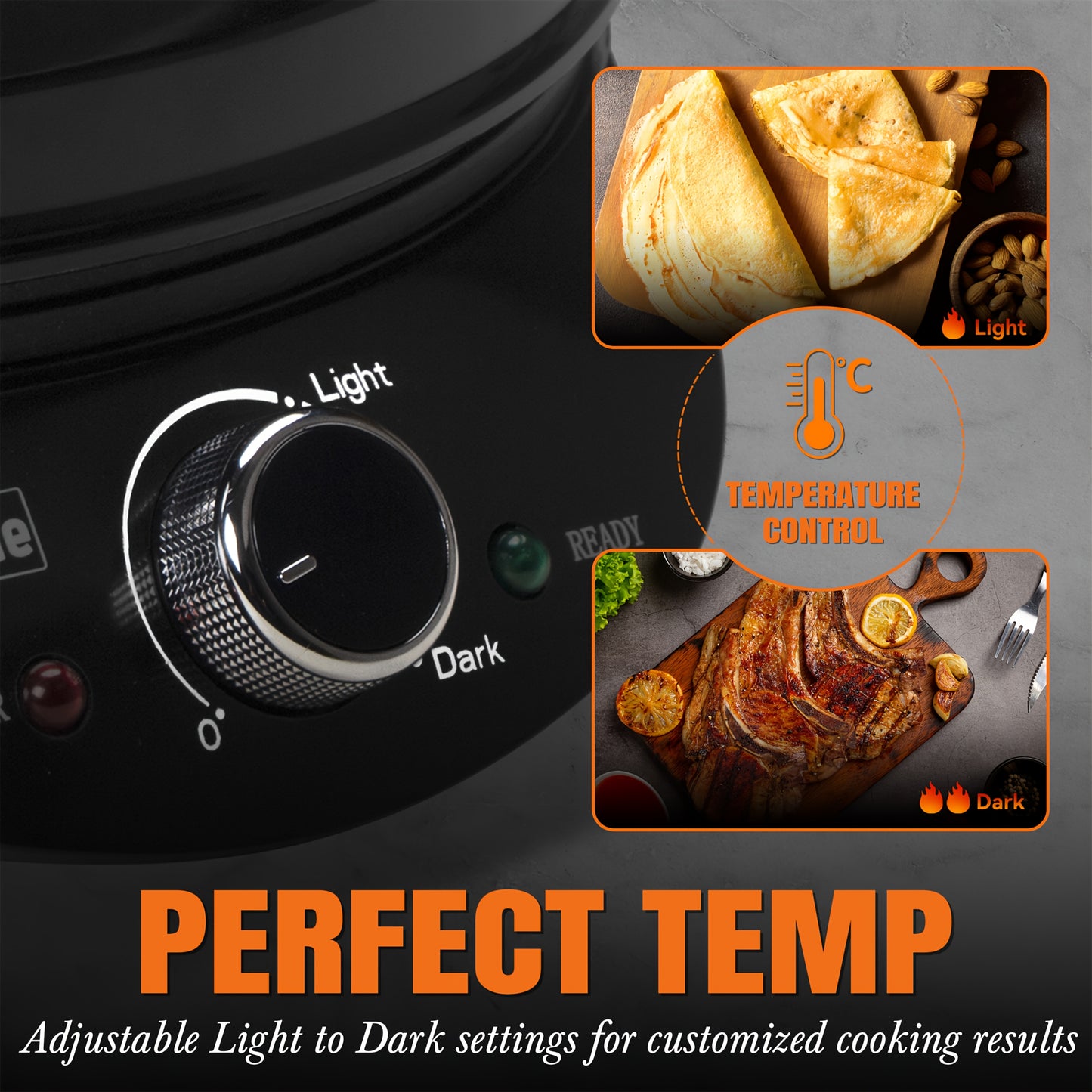 Tastetide Electric Griddle Nonstick Quesadilla Maker