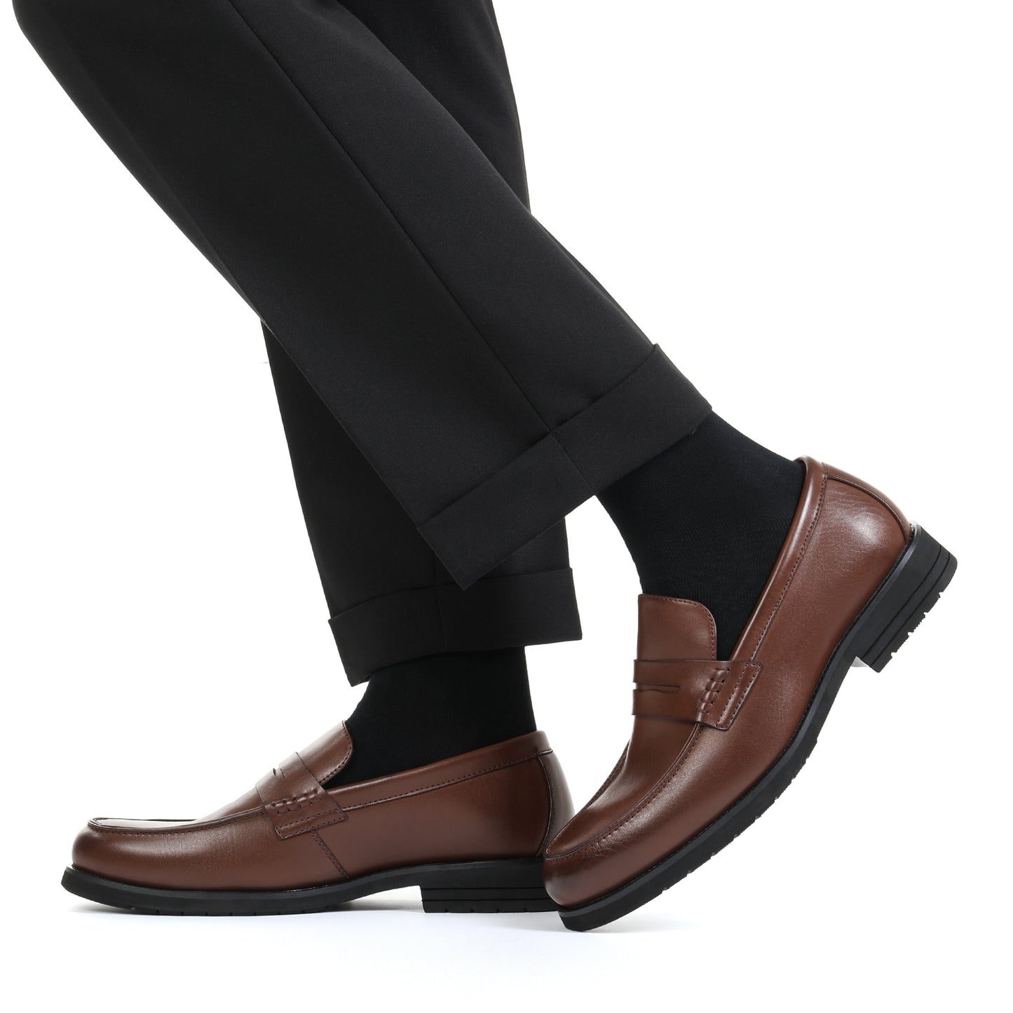Bruno Marc Mens Dress Slip On Penny Loafers Business Shoes