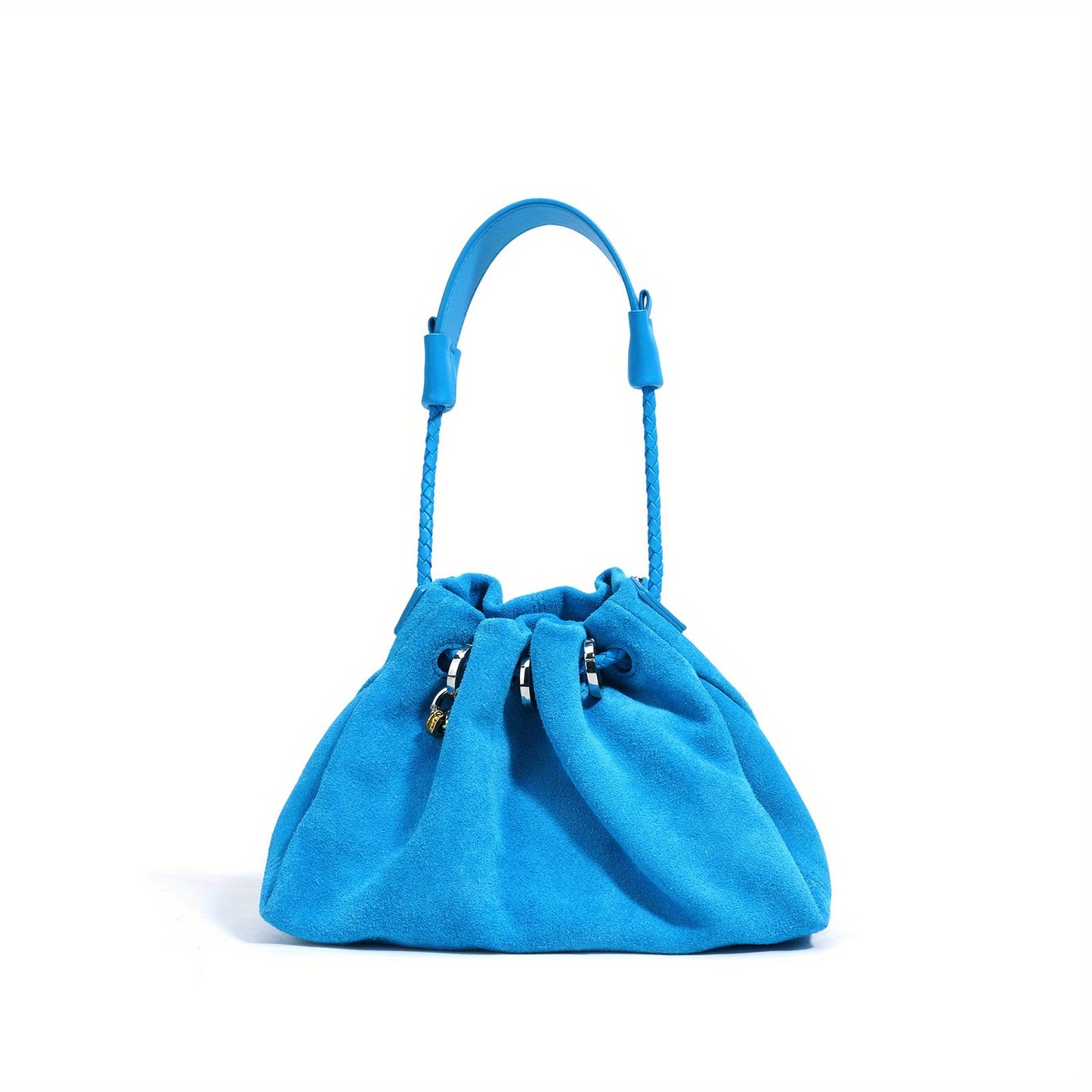Genuine Leather Crossbody Bag With Zipper Closure And Strap