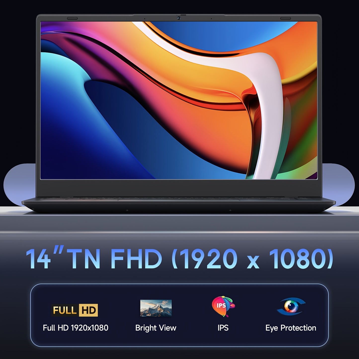 Founder Ultra Thin Gaming Laptop With Celeron N4000 CPU