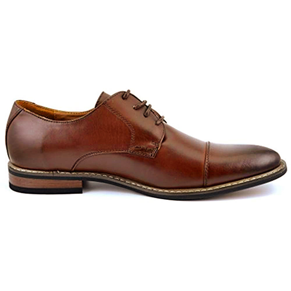Bruno Marc Classic Modern Oxford Wingtip Lace Dress Shoes