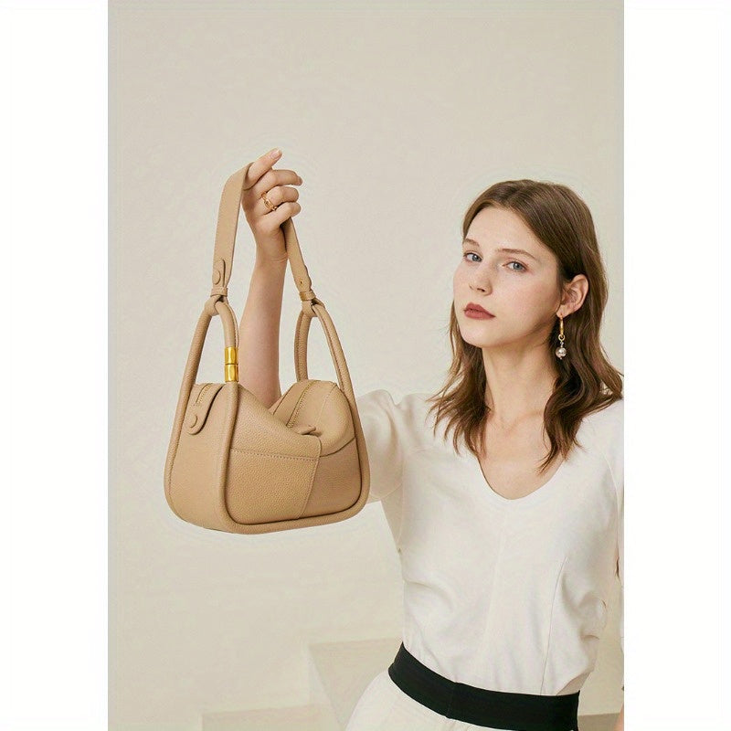Chic Genuine Leather Handbag by Brand, Versatile Daily Use Bag