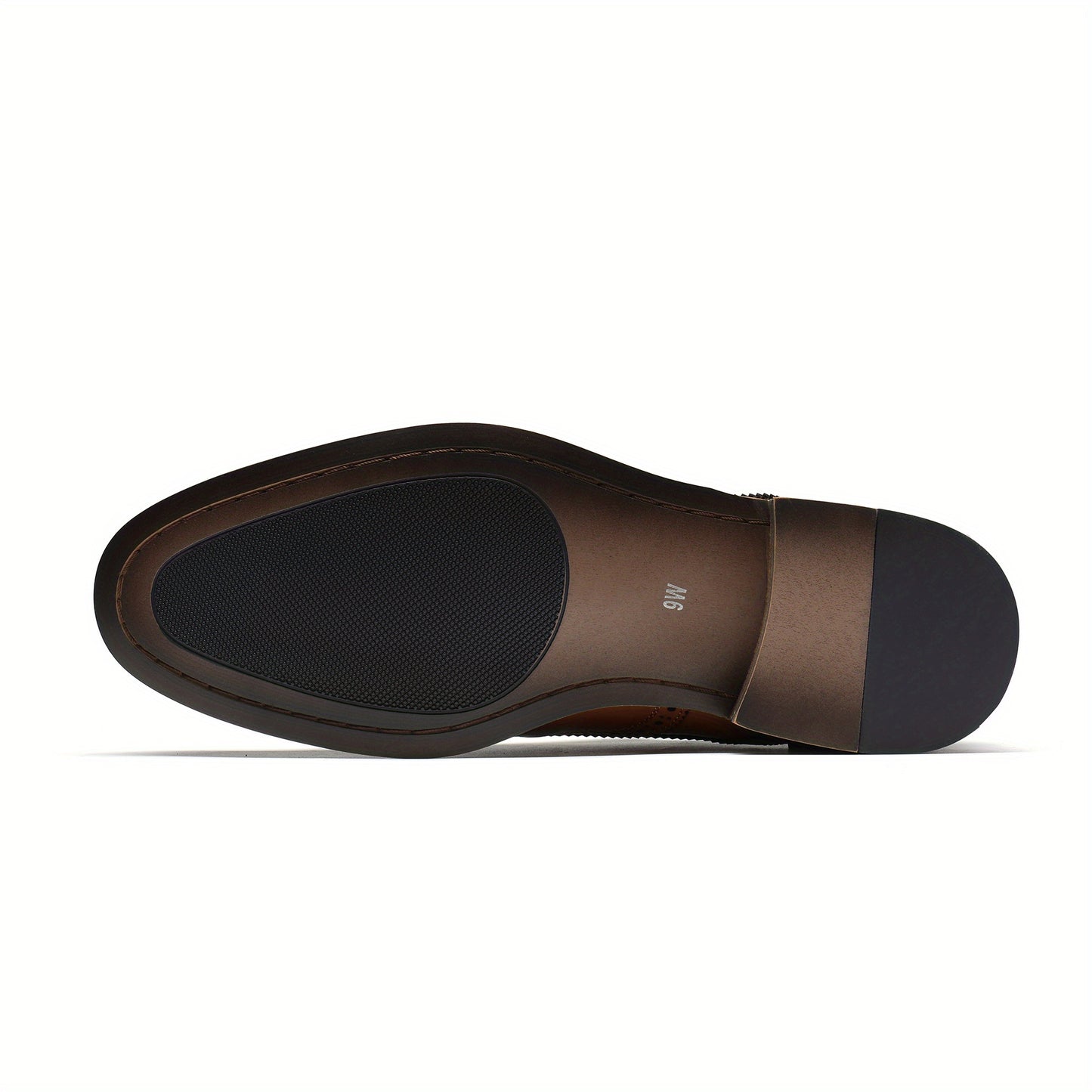 Bruno Marc Mens Elegant Oxford Dress Shoes Non Slip Sole
