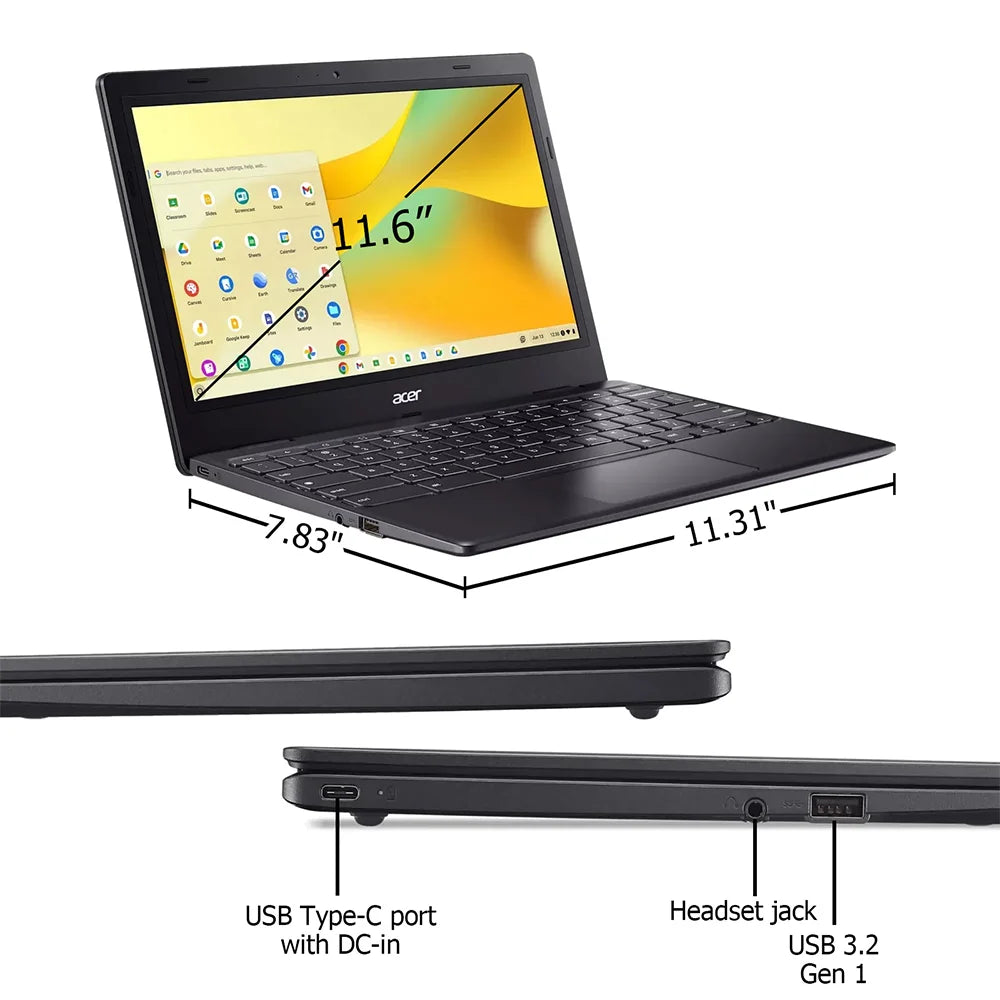 Acer Chromebook 311 Celeron N4500 Chrome OS RAM 64GB EMMC