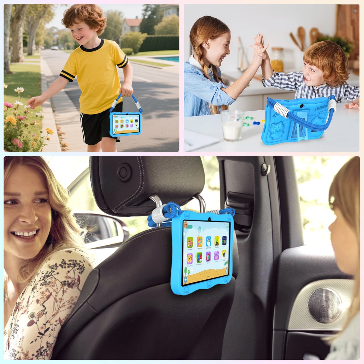 PRITOM Kids Tablet Android Parental Controls 8GB RAM 32GBROM