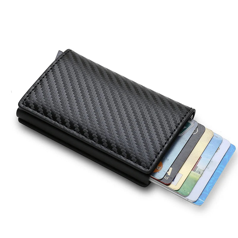 Anti Thief Rfid Credit Card Holder Smart Minimalist Wallet Men Women Slim Bank Cardholder Case Money Bag Cash Creditcard Purse