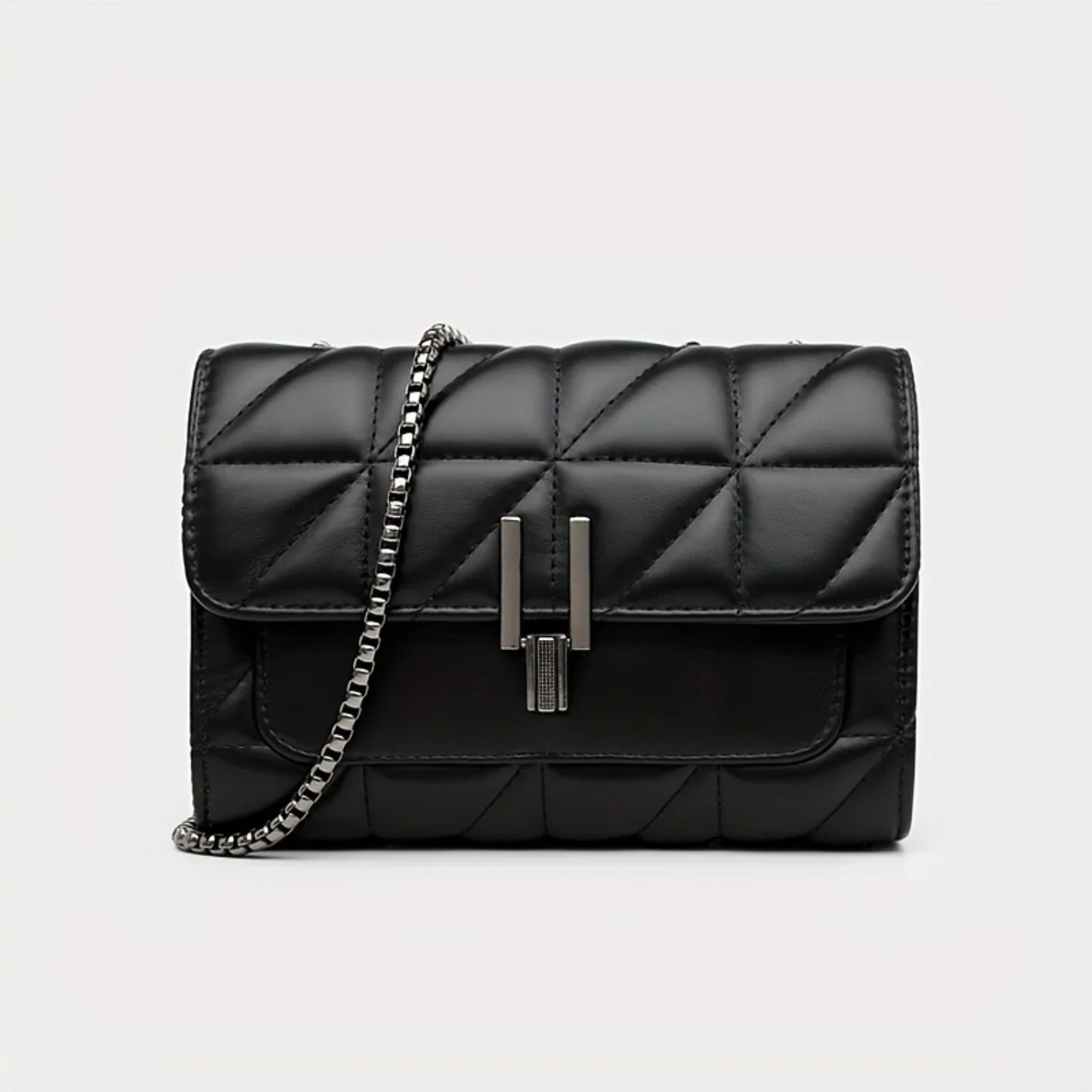 Hign Concerned Chemical Mini Crossbody PU Quilted Chain Bag