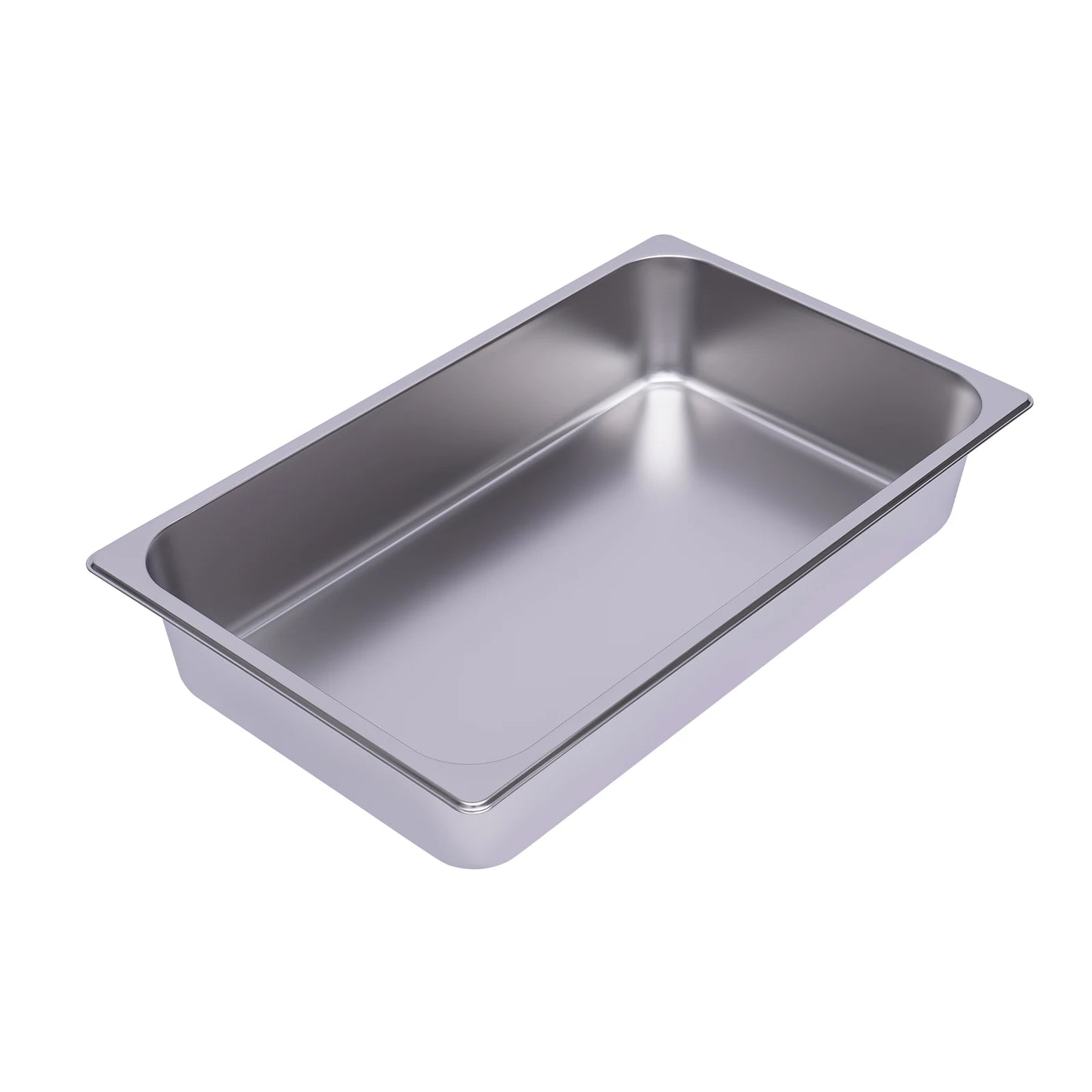 Stainless Steel Steam Pan, 1/1 Size 6 Pack, Deep 4 Inch, 20.87x12.99 Inch, Large Capacity Food Pan, Commercial Restaurant Buffet, Catering Steam Table