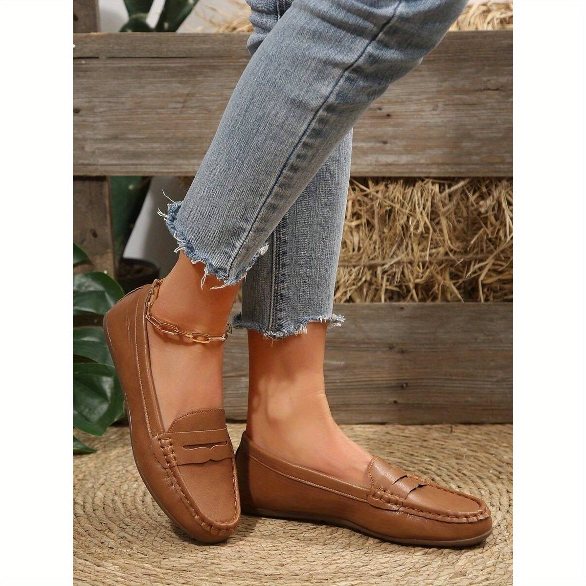 All Nations Emporium Penny Loafers Women Slip On Shoes