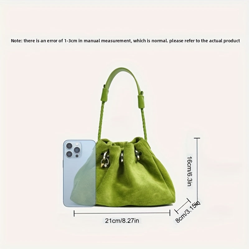 Genuine Leather Crossbody Bag With Zipper Closure And Strap
