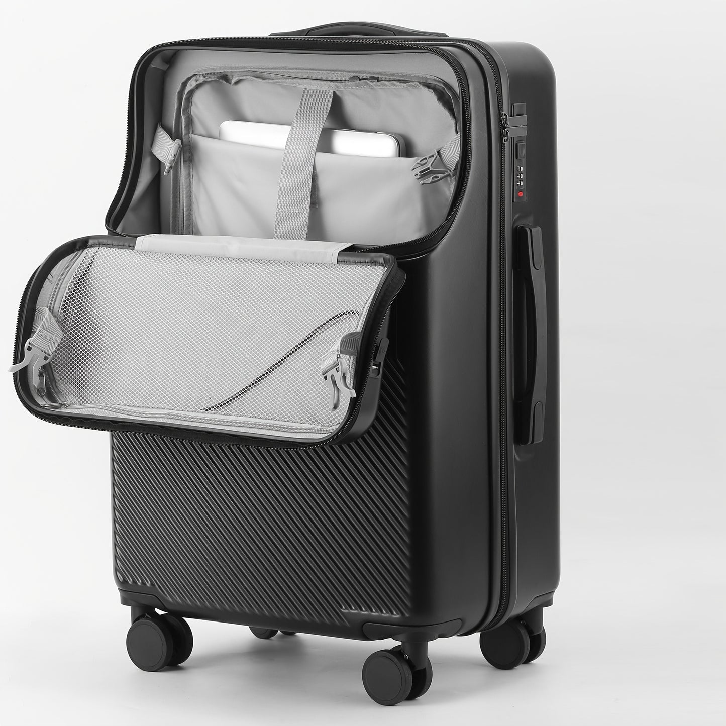 1pc 20 Inch Luggage, Travel Function Boarding Case, Luggage with Password Lock And Wheels, Suitable for Daily Use As A Neutral Bag Big Capacity Suitcase