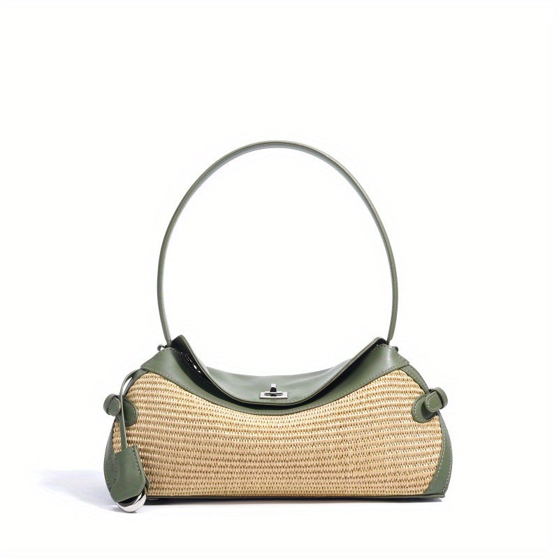 Genuine Leather Beach Bag by Unspecified Brand for Women