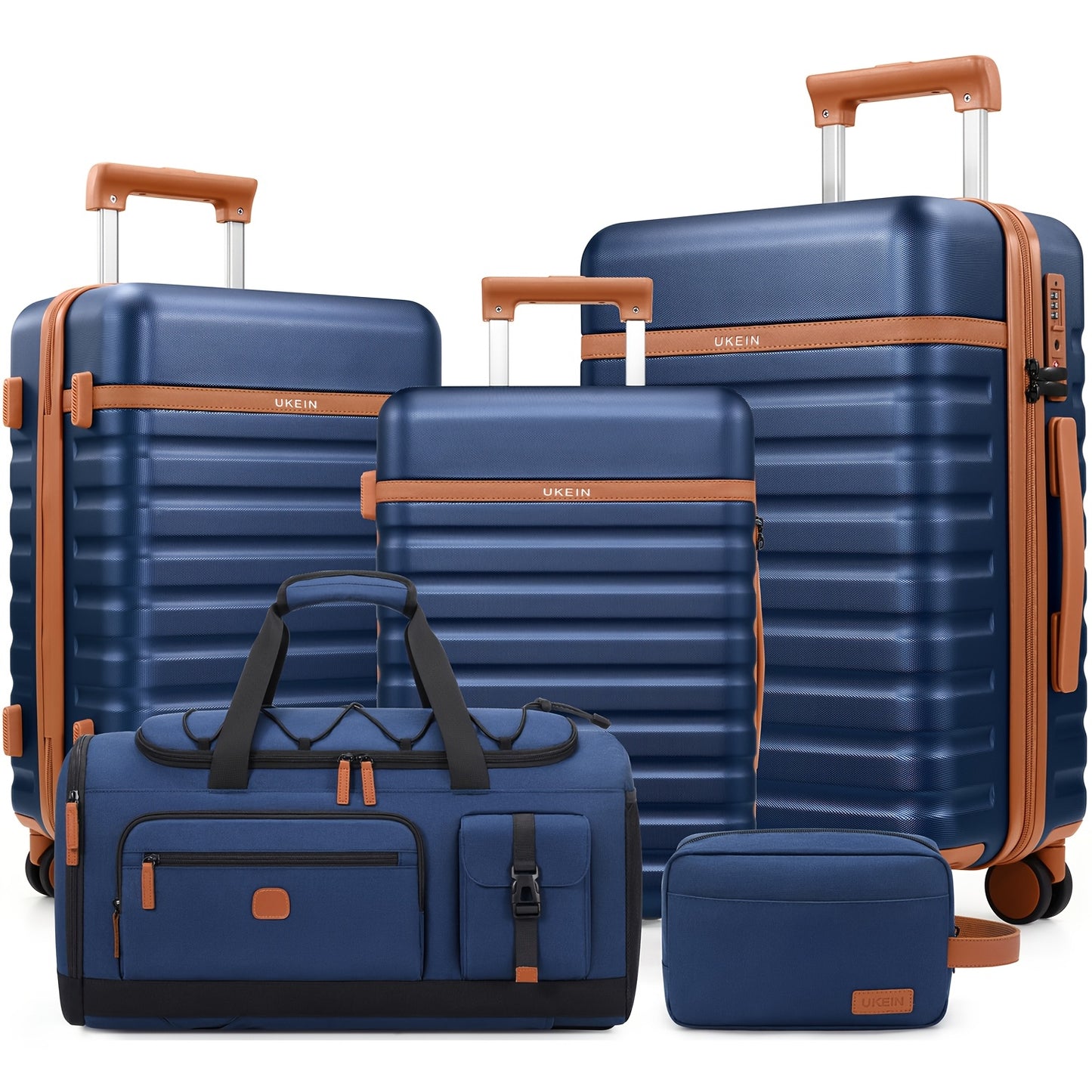 Suitcase Set 6pcs, 20/24/28 IN Expandable Carry On Luggage With TSA Lock Spinner Wheels Telescopic Handle, PC Hard Shell Luggage Set