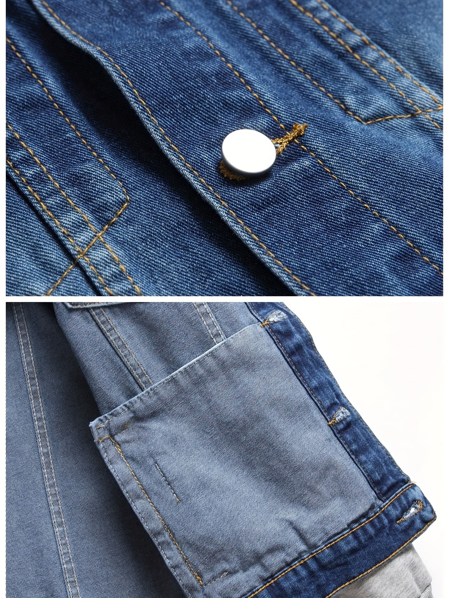 LZLER Hooded Denim Jacket For Men Casual Slim Fit Style