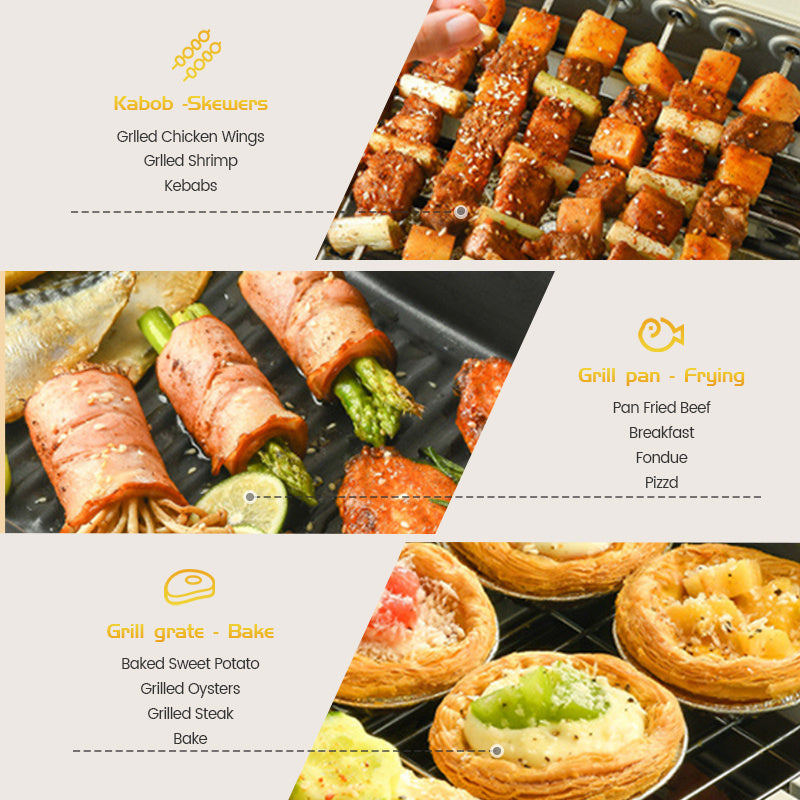 All Nations Emporium Smokeless Electric Grill Temp Control