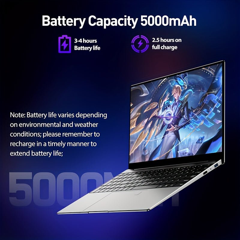 N5095 Laptop 32GB RAM 1TB SSD Fingerprint Backlit Keyboard